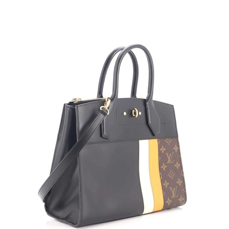 Louis Vuitton City Steamer Handbag Limited Edition Monogram Canvas and Leather - 2