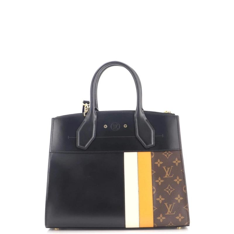 Louis Vuitton City Steamer Handbag Limited Edition Monogram Canvas and Leather - 3
