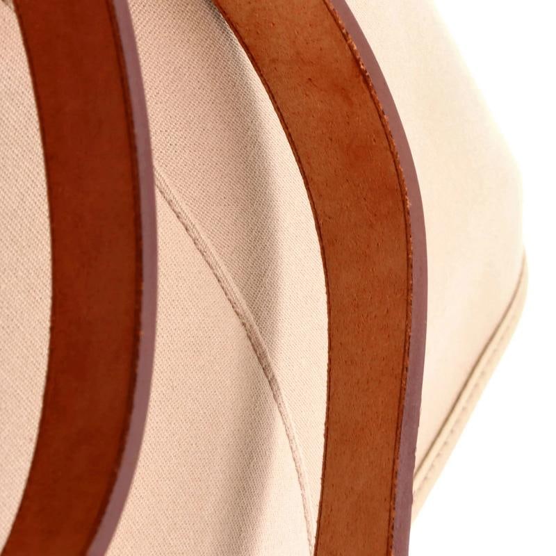 Hermes Cabag Elan Toile and Leather 39 - 7