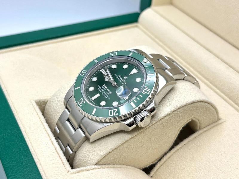 2017 Rolex Submariner HULK 116610LV Green Ceramic Stainless Steel Box Paper - 4