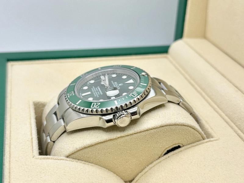 2017 Rolex Submariner HULK 116610LV Green Ceramic Stainless Steel Box Paper - 5