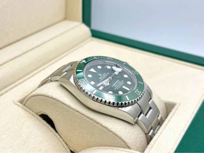 2017 Rolex Submariner HULK 116610LV Green Ceramic Stainless Steel Box Paper - 6