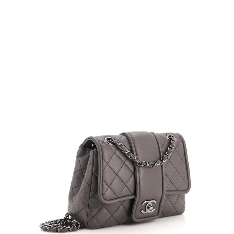 Chanel Elementary Chic Flap Bag Quilted Lambskin Medium - 3