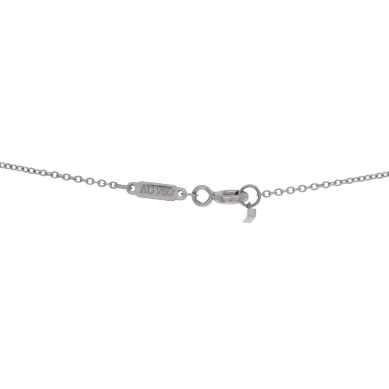 Tiffany & Co. T Smile Pendant Necklace 18K White Gold with Diamonds Large - 4