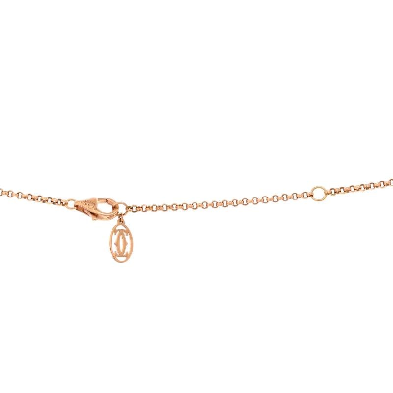 Cartier Les Berlingots de Cartier Pendant Necklace 18K Rose Gold with Pink - 3
