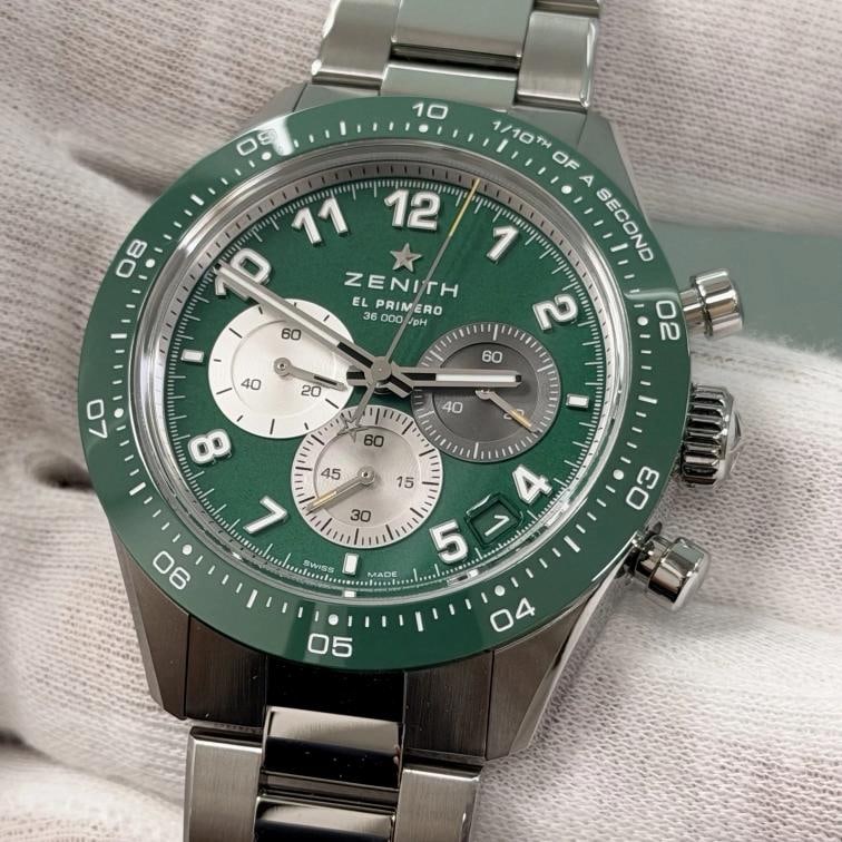 Zenith Chronomaster Sport Aaron Rodgers Green 03.3117.3600/56.M3100 Box Paper - 2