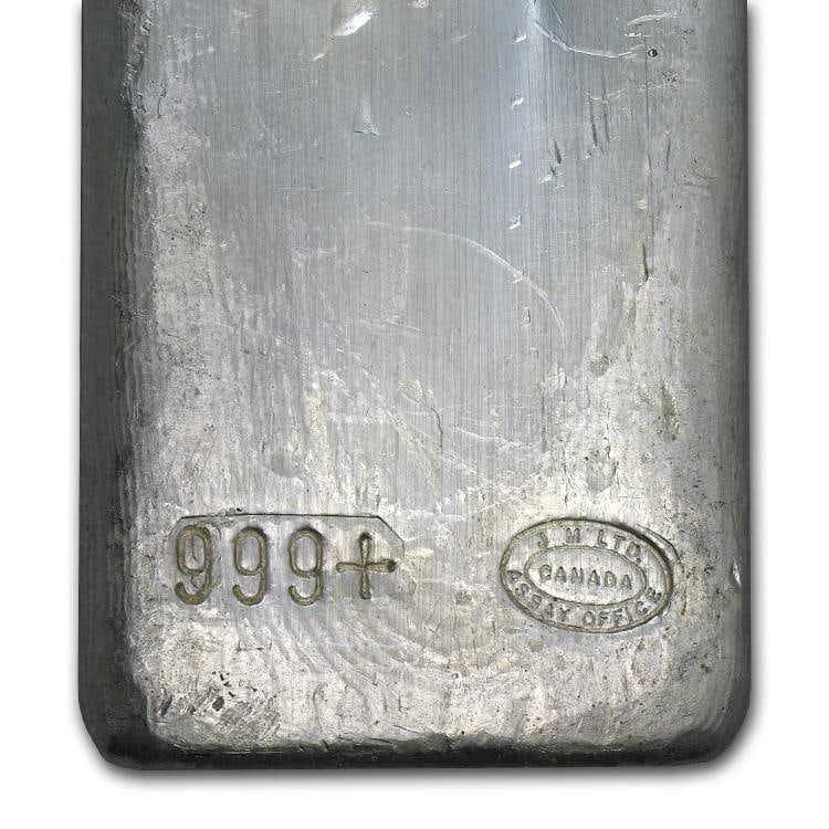 50 oz Silver Bar - Johnson Matthey (Canada) - 3
