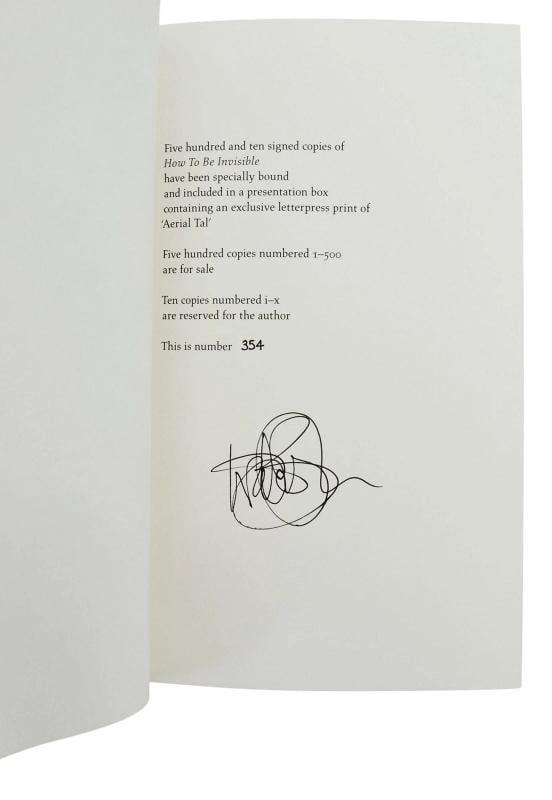 How to Be Invisible ~ KATE BUSH ~ Signed Limited Deluxe First Edition ~ 2018 1st - 5