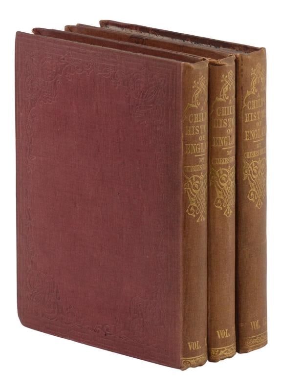 A Child's History of England ~ by CHARLES DICKENS ~ First Edition ~ 1st ~ 1852 - 2