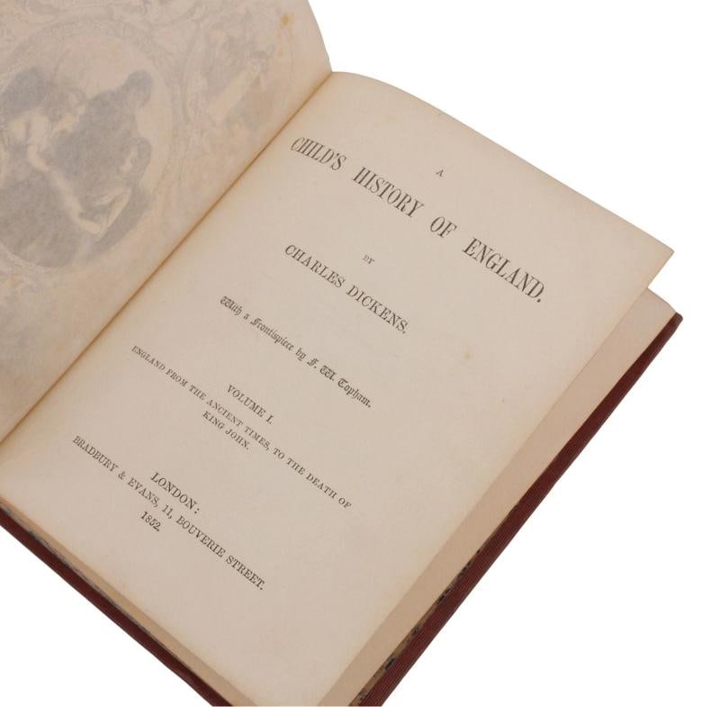 A Child's History of England ~ by CHARLES DICKENS ~ First Edition ~ 1st ~ 1852 - 6