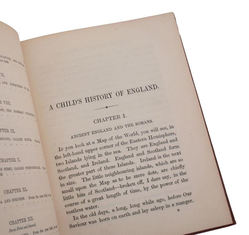 A Child's History of England ~ by CHARLES DICKENS ~ First Edition ~ 1st ~ 1852 - 7