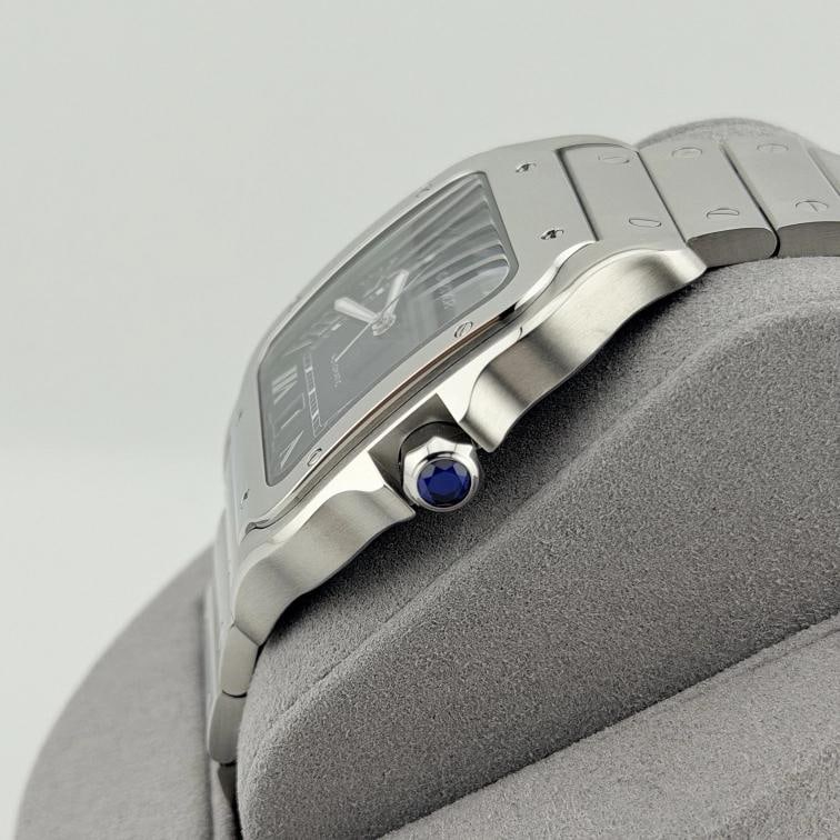 Cartier Santos Large Blue Dial WSSA0030 4072 40mm Stainless Steel - 12
