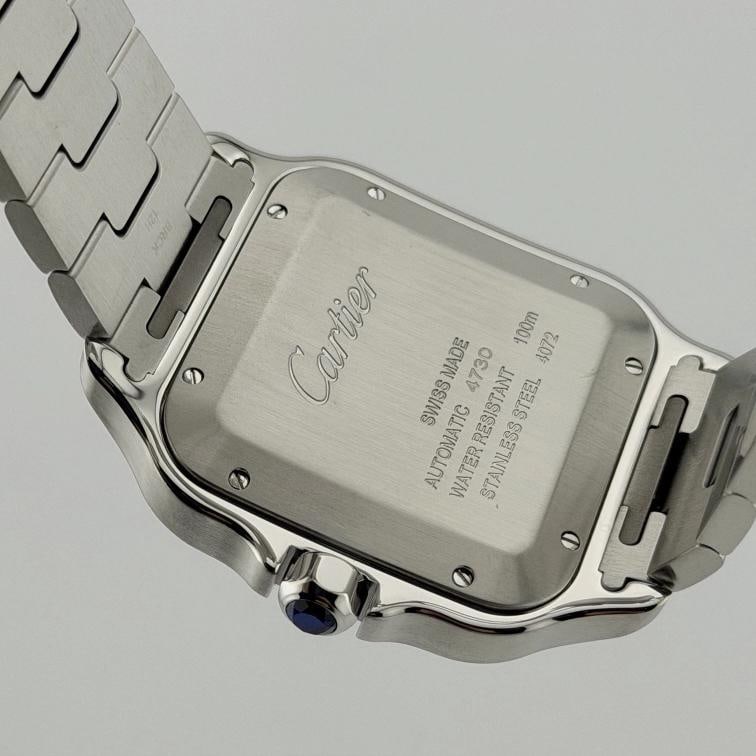 Cartier Santos Large Blue Dial WSSA0030 4072 40mm Stainless Steel - 8