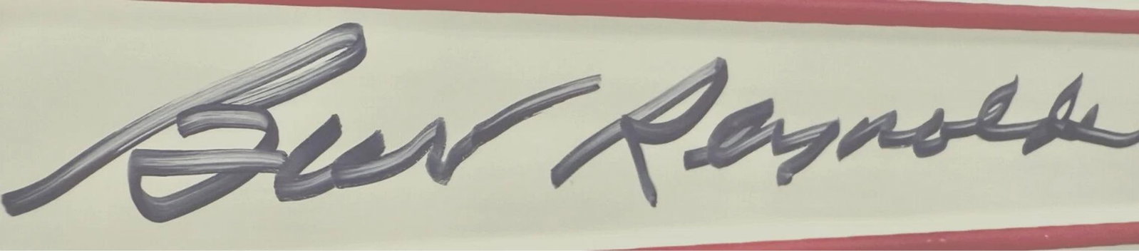 Burt Reynolds Signed Smokey and the Bandit License Plate Ban One Beckett Witness - 2