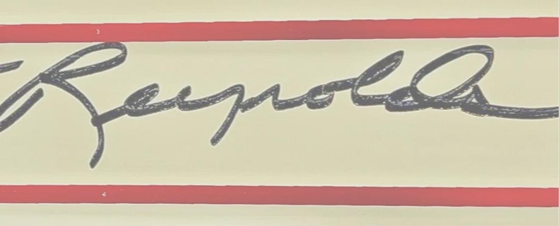 Burt Reynolds Signed Smokey and the Bandit License Plate Ban One Beckett Witness - 3