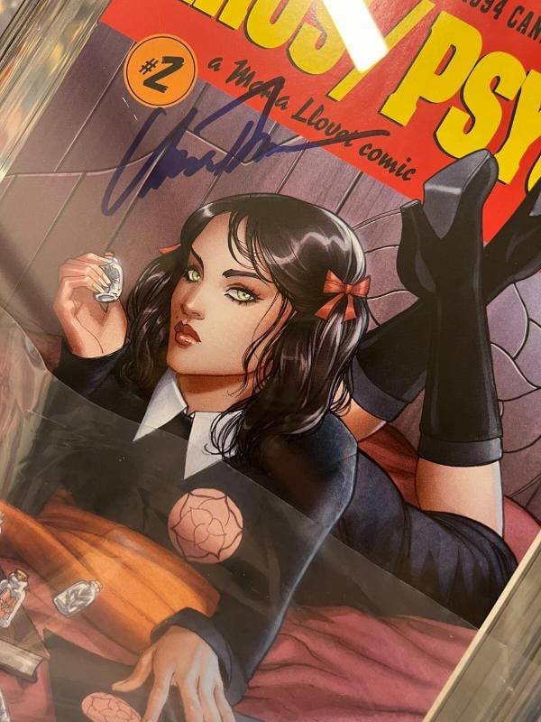CGC Signature Series Graded 9.8 Uma Thurman Signed Eros/Psyche #2 Variant D - 2