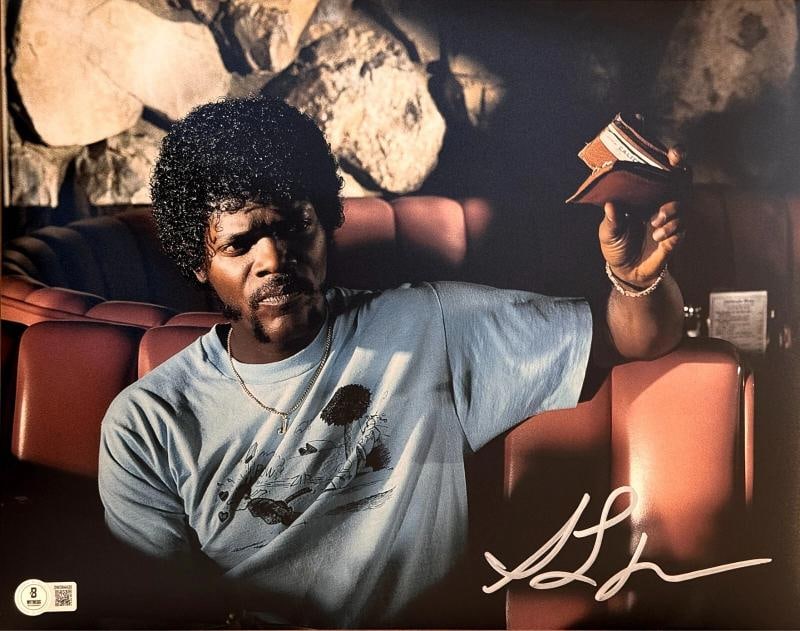 Samuel L. Jackson Signed 11x14 Jules Pulp Fiction Photo Beckett Witnessed (1 of 1)
