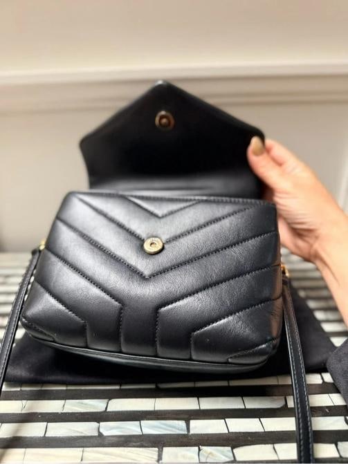 Saint Laurent Toy Loulou Quilted Leather Crossbody Bag - 9