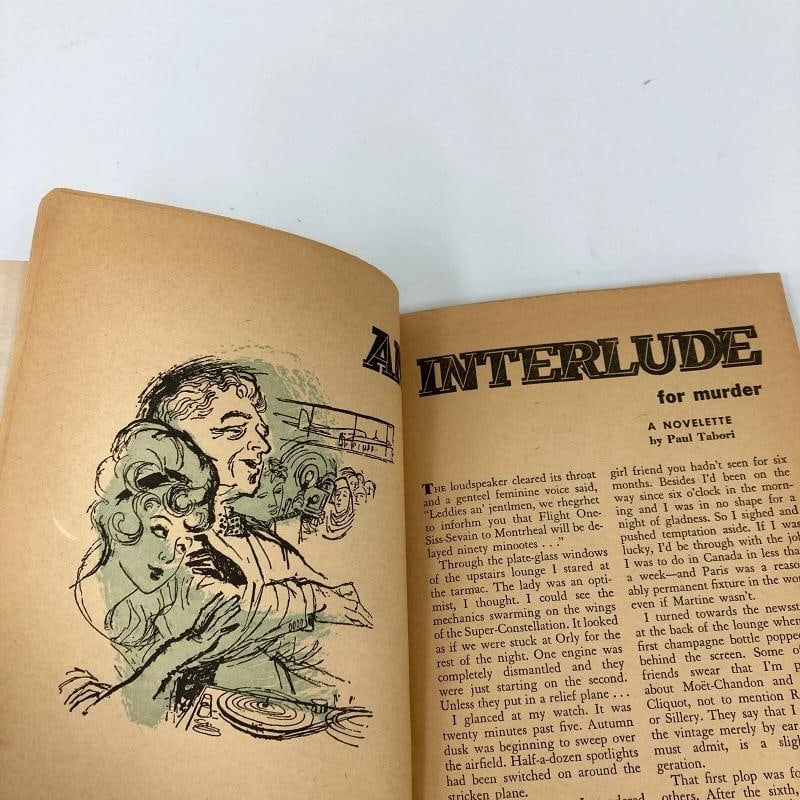 Alfred Hitchcock Signed 1958 Mystery Magazine Book JSA COA - 7