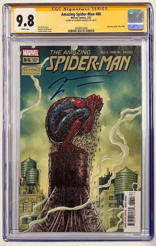 CGC Signature Series 9.8 Marvel Amazing Spiderman #86 Signed Andrew Garfield (1 of 1)