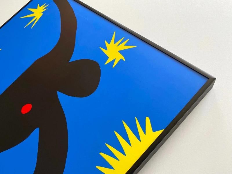 HENRI MATISSE RARE 1996 LITHOGRAPH PRINT FRAMED MUSEUM POSTER " ICARUS " 1947 - 10