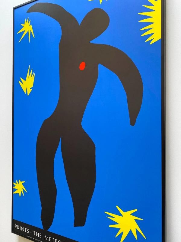 HENRI MATISSE RARE 1996 LITHOGRAPH PRINT FRAMED MUSEUM POSTER " ICARUS " 1947 - 11