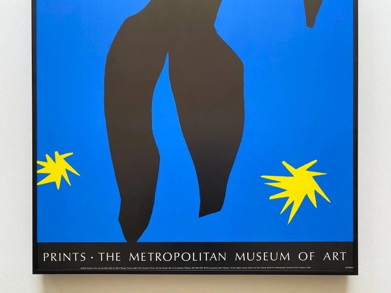 HENRI MATISSE RARE 1996 LITHOGRAPH PRINT FRAMED MUSEUM POSTER " ICARUS " 1947 - 3