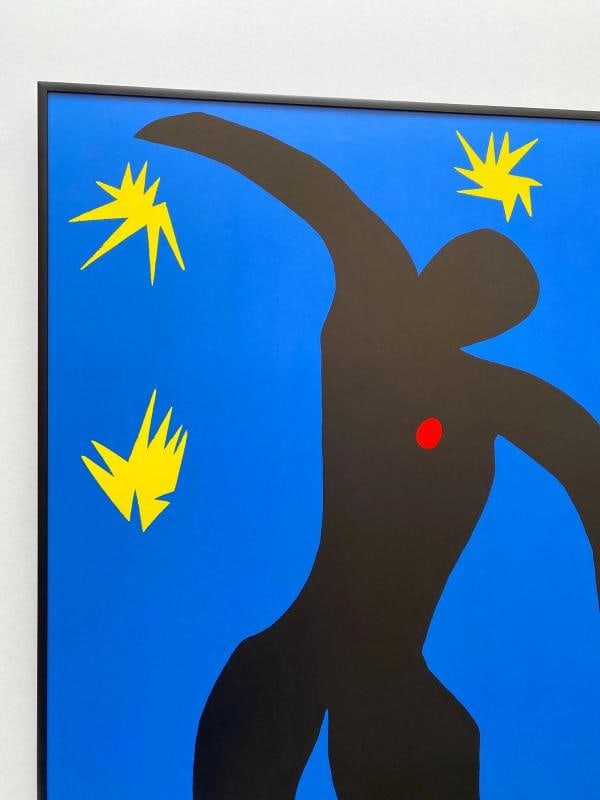 HENRI MATISSE RARE 1996 LITHOGRAPH PRINT FRAMED MUSEUM POSTER " ICARUS " 1947 - 4