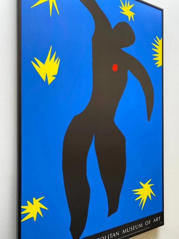 HENRI MATISSE RARE 1996 LITHOGRAPH PRINT FRAMED MUSEUM POSTER " ICARUS " 1947 - 6