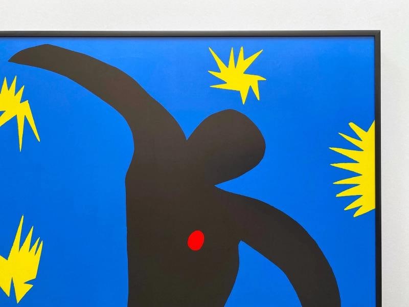 HENRI MATISSE RARE 1996 LITHOGRAPH PRINT FRAMED MUSEUM POSTER " ICARUS " 1947 - 9