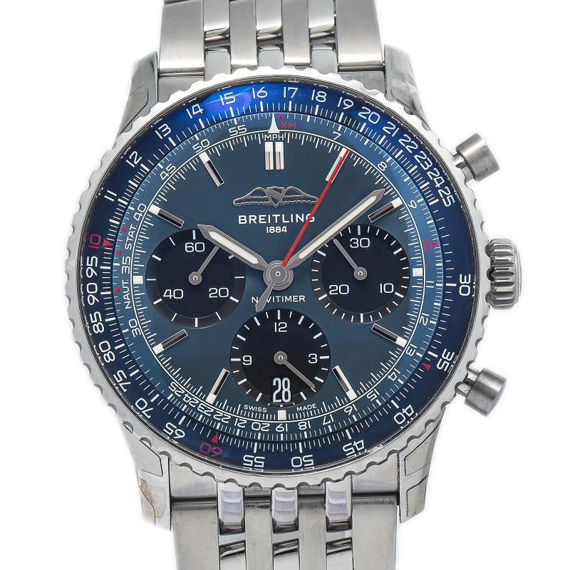 Breitling Navitimer Chrono AB0139 Bracelet Steel Blue Index Auto 41mm - 2