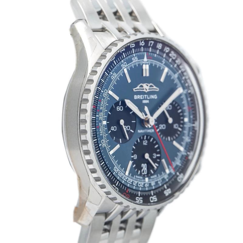 Breitling Navitimer Chrono AB0139 Bracelet Steel Blue Index Auto 41mm - 3