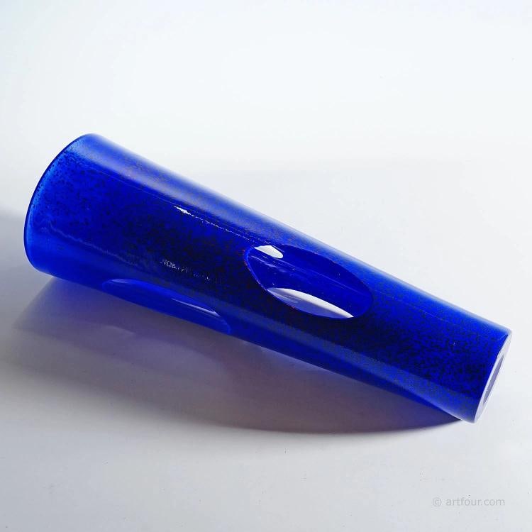 Vintage Unique Art Glass Vase by Goeran Waerff for Kosta - 7