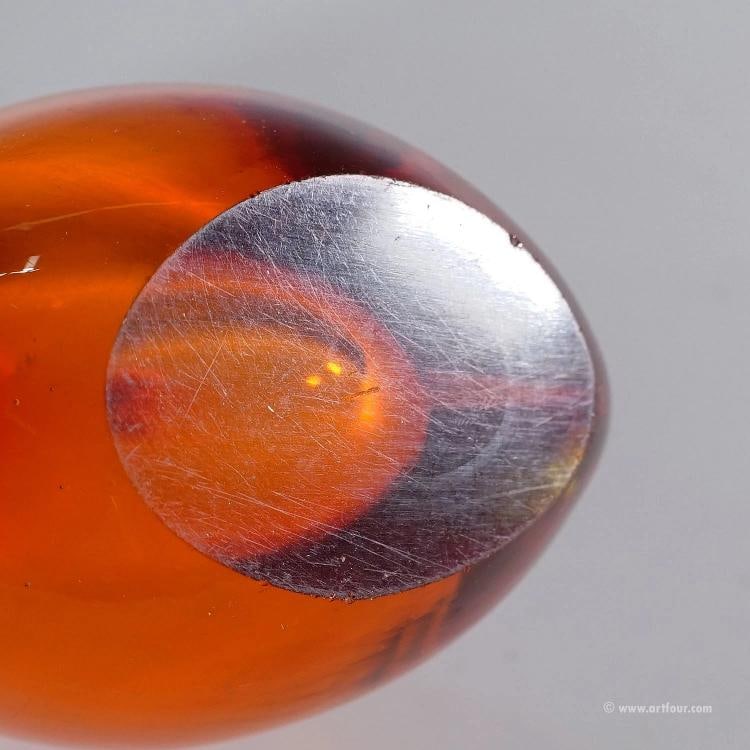 Vase in Red and Yellow Sommerso Glass, Flavio Poli for Seguso - 7