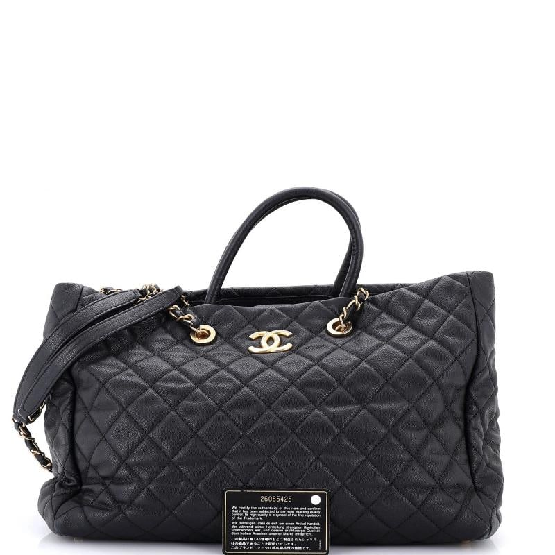 Chanel Coco Handle Shopping Tote Quilted Caviar Large - 2