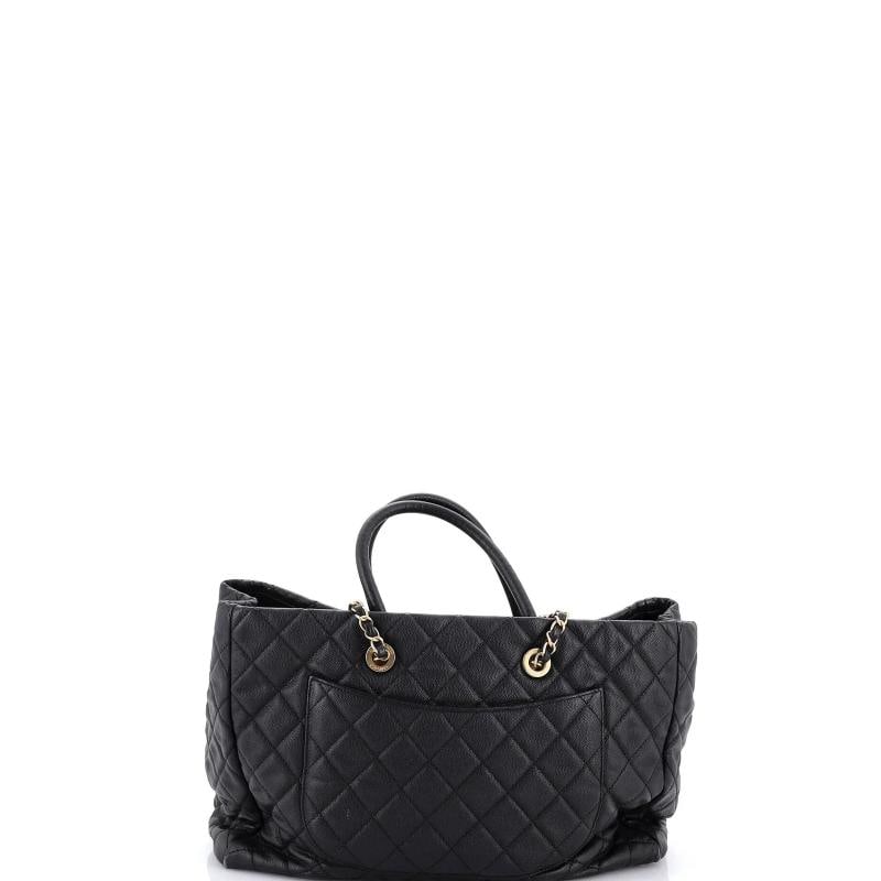 Chanel Coco Handle Shopping Tote Quilted Caviar Large - 4