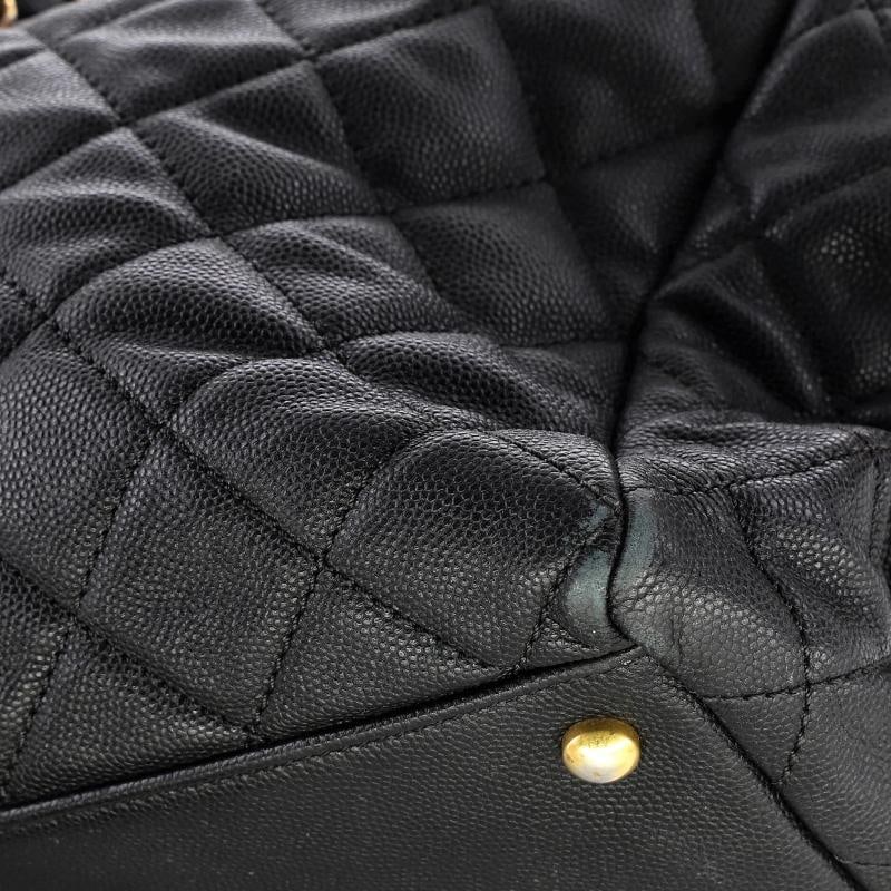 Chanel Coco Handle Shopping Tote Quilted Caviar Large - 7