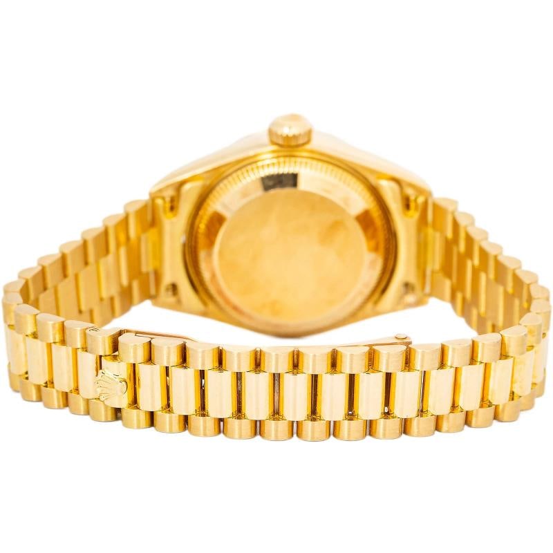 Rolex Datejust 69178 President Yellow Gold Black Index 26mm - 5