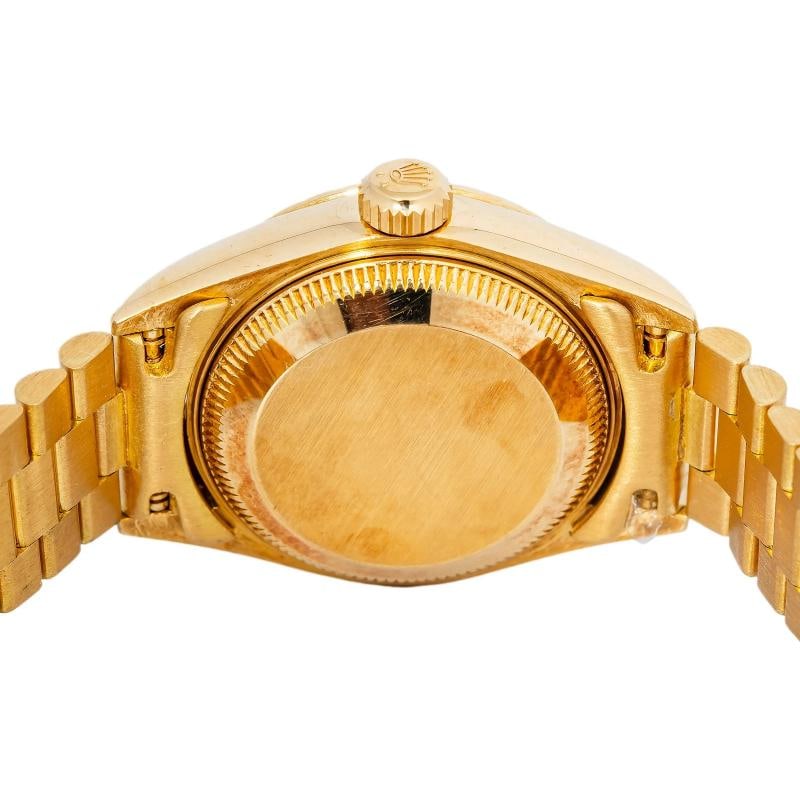 Rolex Datejust 69178 President Yellow Gold Black Index 26mm - 6