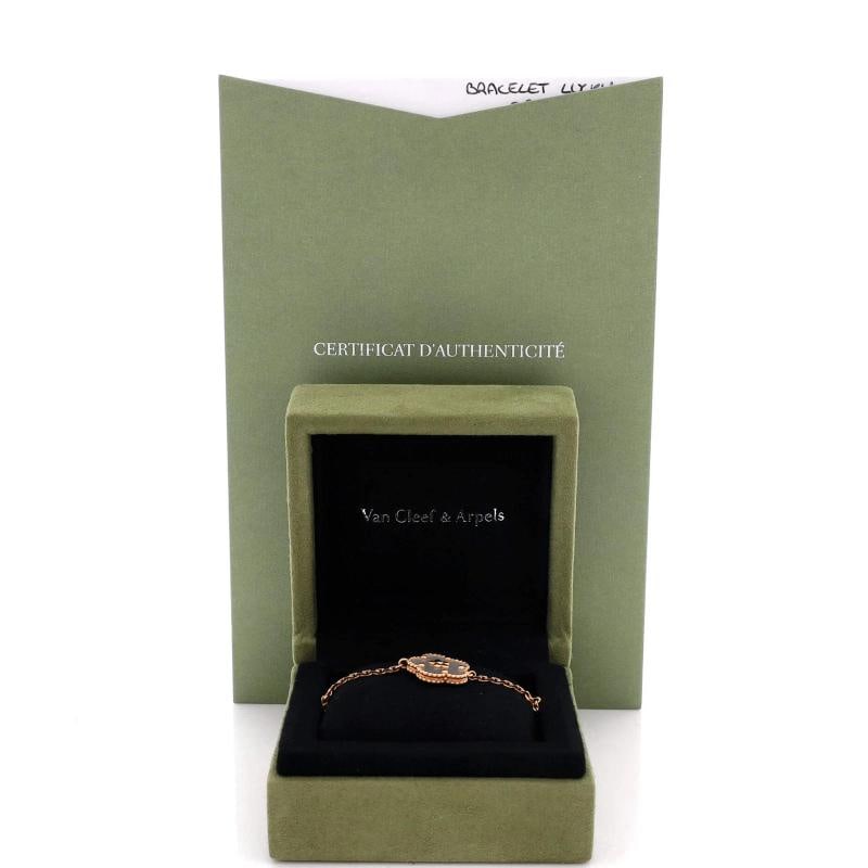 Van Cleef & Arpels Lucky Spring Plum Blossom Bracelet 18K Rose Gold and Mother - 2