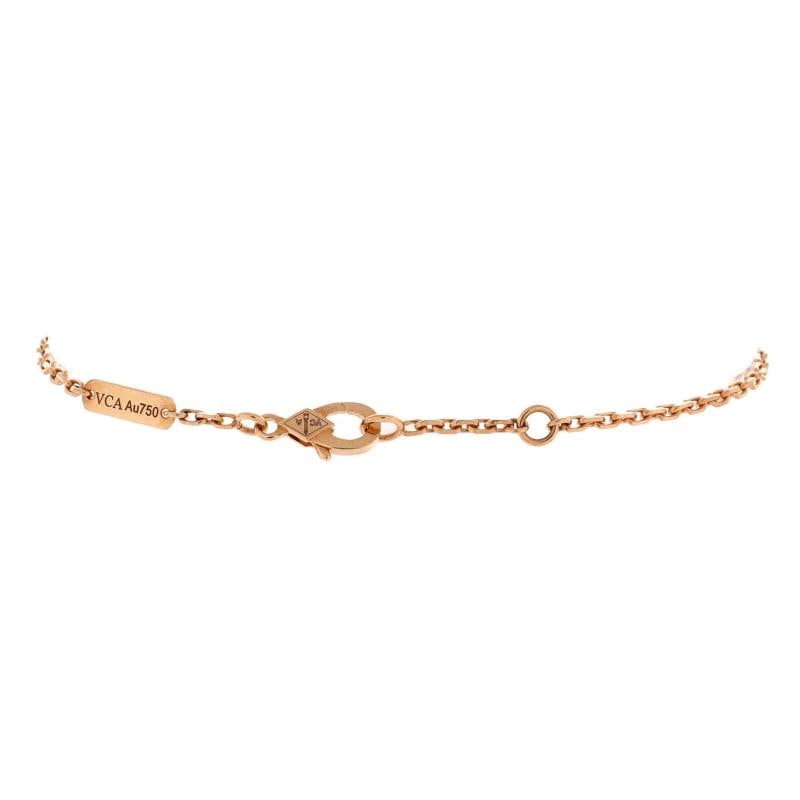 Van Cleef & Arpels Lucky Spring Plum Blossom Bracelet 18K Rose Gold and Mother - 3