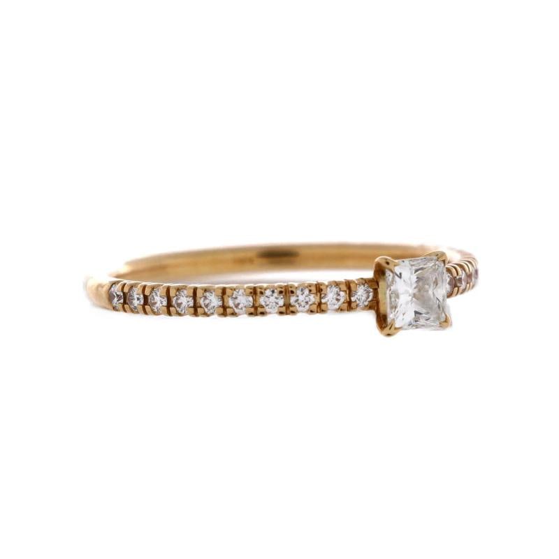 Cartier Etincelle de Cartier Ring 18K Yellow Gold with Princess Cut Diamond - 3