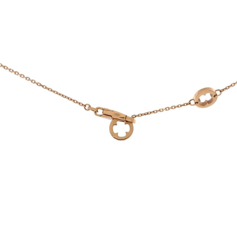 Bvlgari Fiorever Pendant Necklace 18K Rose Gold with Diamonds - 4