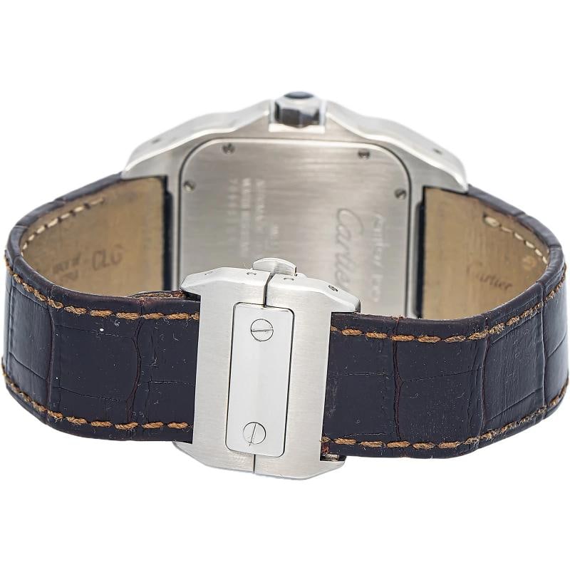 Cartier Santos 100 W20073X8 Stainless Steel Auto Silver Dial Men's Watch 38mm - 5