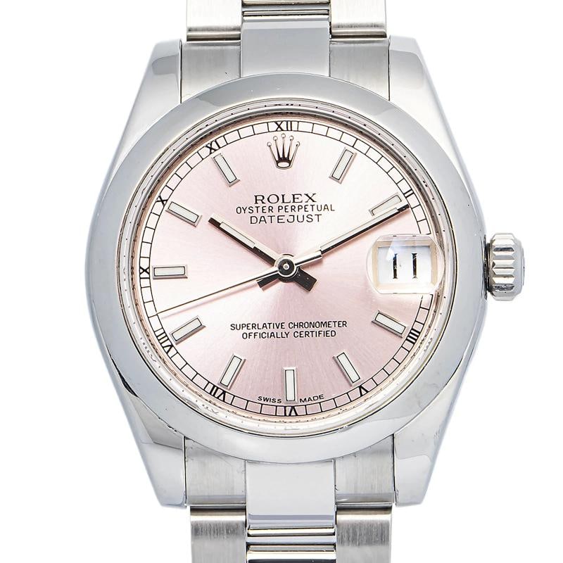 Rolex Datejust 31 178240 Card Oyster Stainless Steel Pink Automatic 31mm - 2