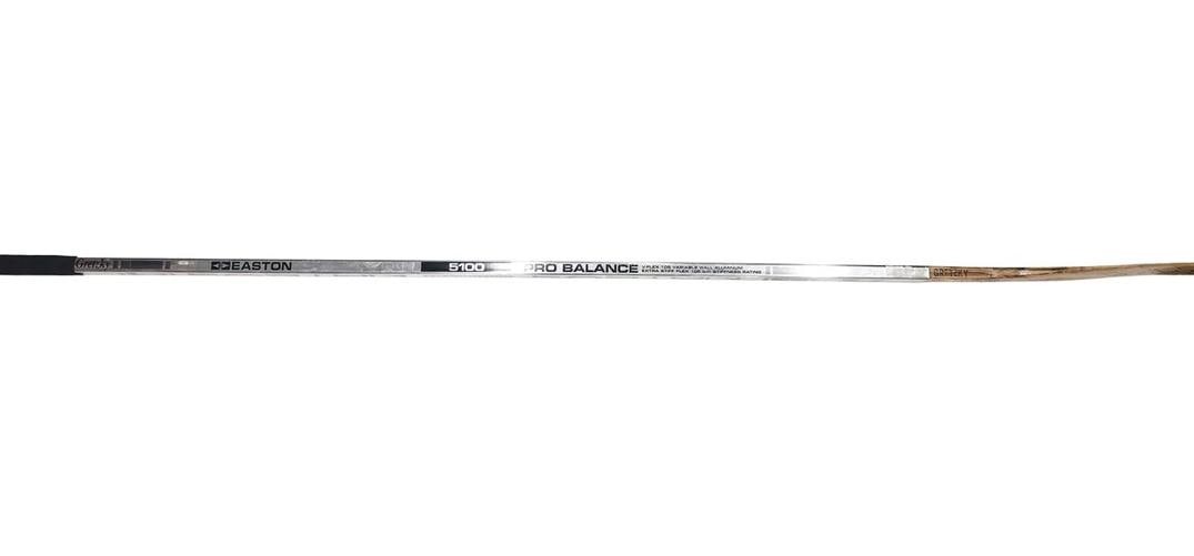 Wayne Gretzky Signed Game Used 1995-96 Easton Hockey Stick Kings Beckett - 10