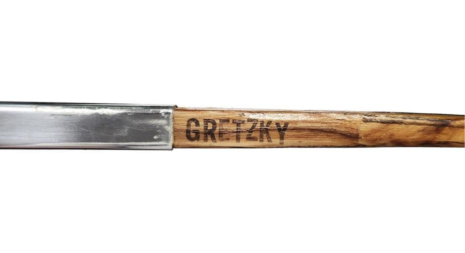 Wayne Gretzky Signed Game Used 1995-96 Easton Hockey Stick Kings Beckett - 9
