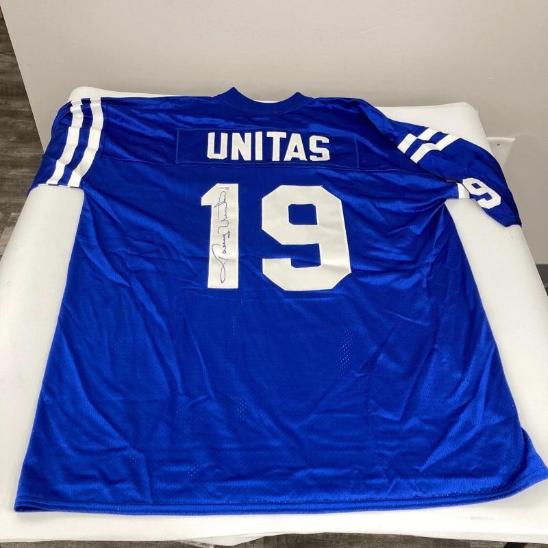 Johnny Unitas Signed Baltimore Colts Jersey JSA COA - 2