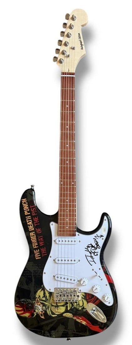 Ivan Moody Signed Guitar Custom Graphics JSA COA Five Finger Death Punch FFPD - 2