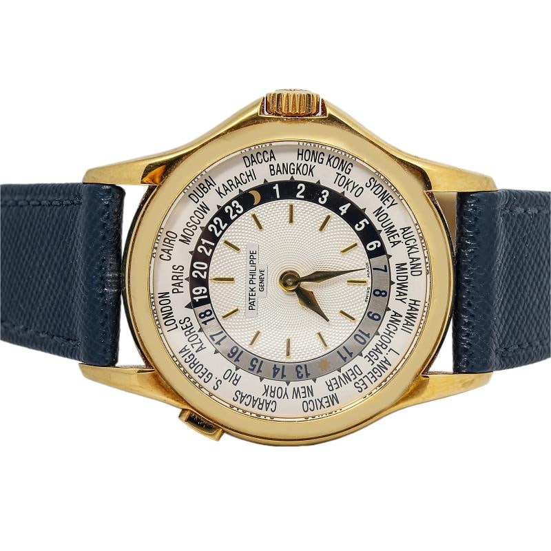 Patek Philippe World Time 5110J-001 Complete Bracelet YG White Arabic Auto 37mm (1 of 5)